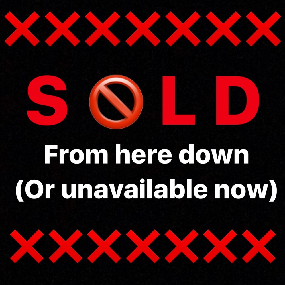 ❌EVERYTHING BELOW IS SOLD❌