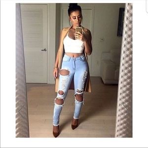High waisted fashion nova jeans
