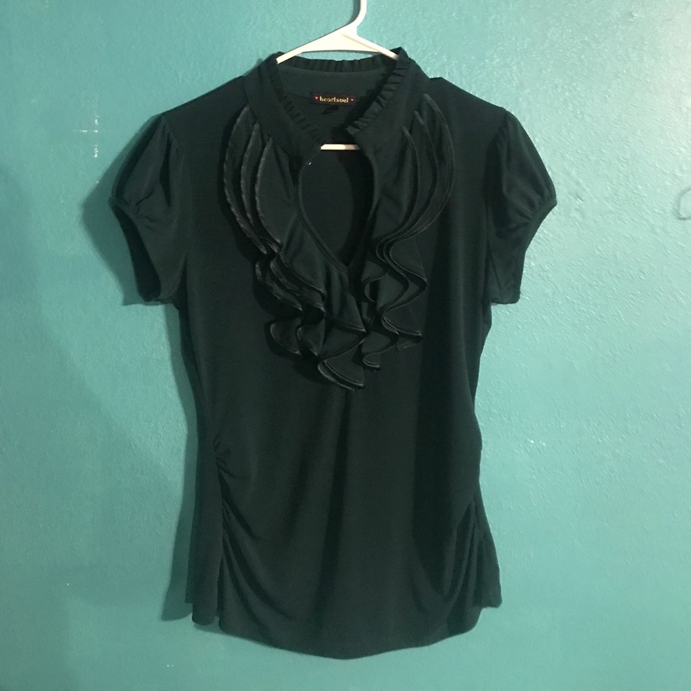 Green dress shirt