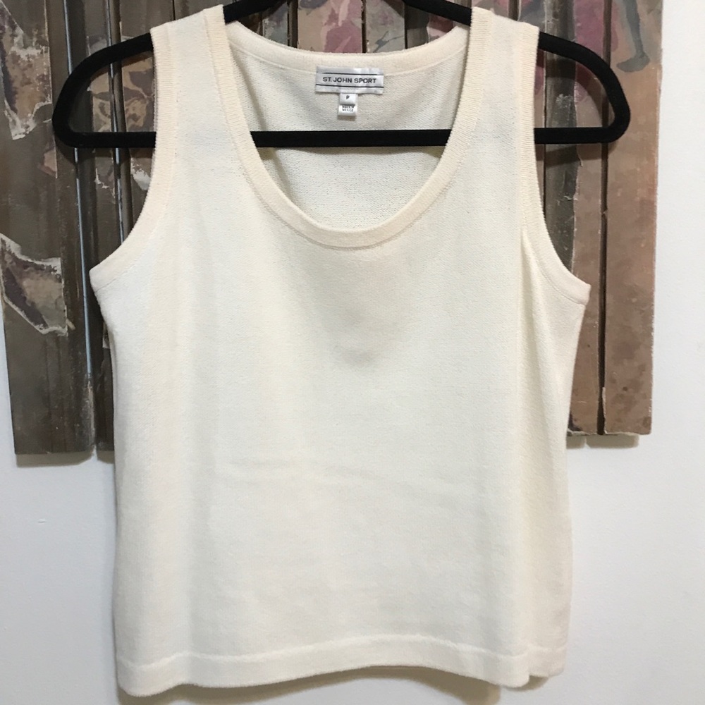St. John sport knit tank top