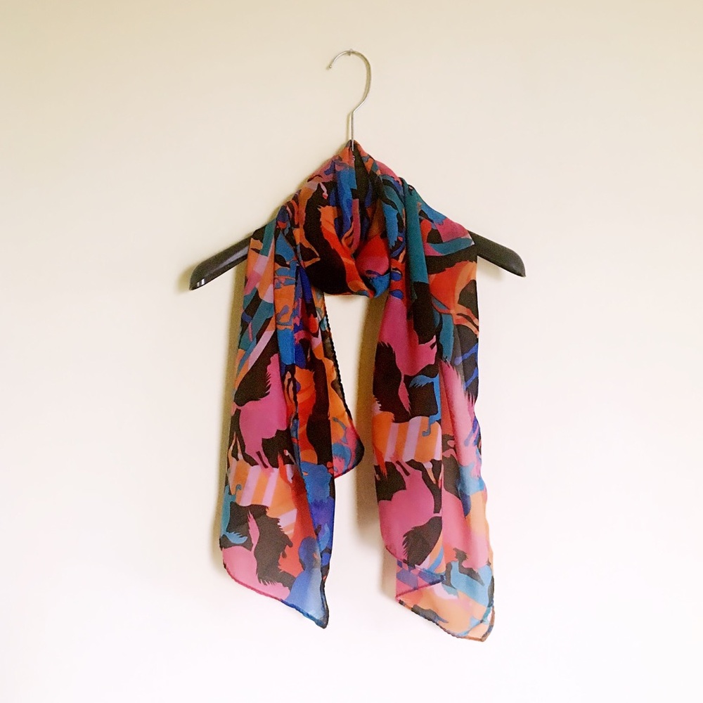Silky scarf