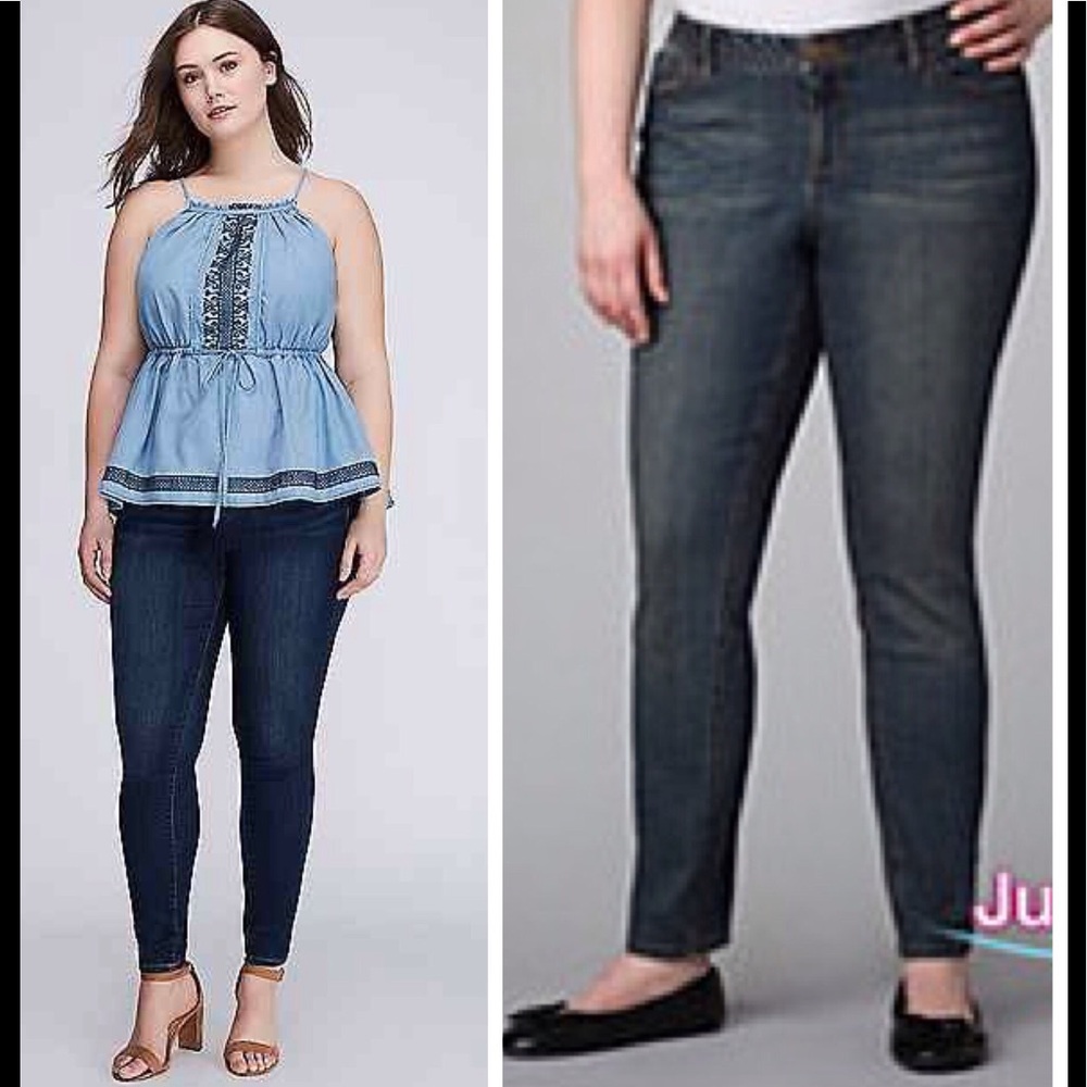 Lane Bryant loop18 skinny jeans. Size 27