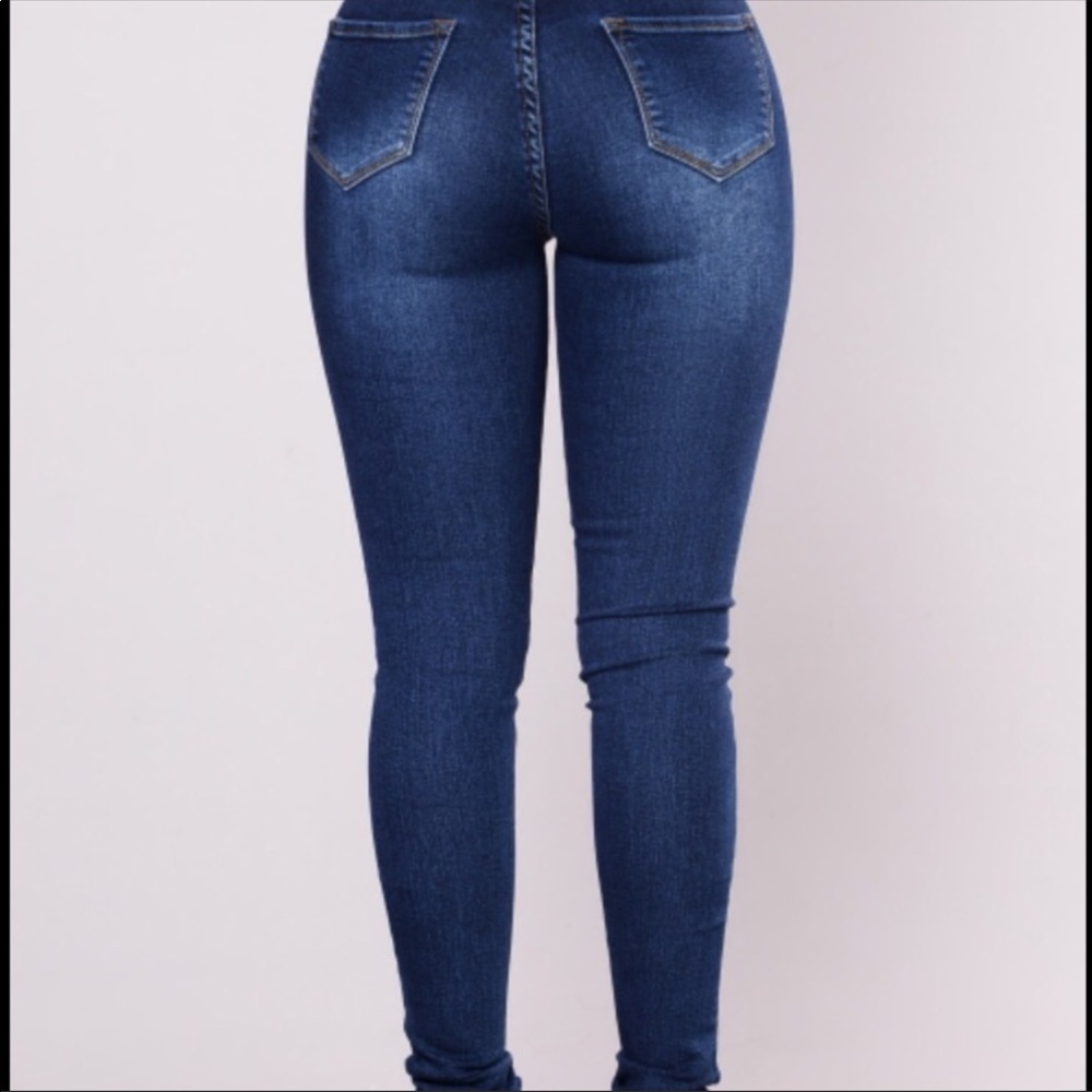 High waisted dark fashion nova jeans
