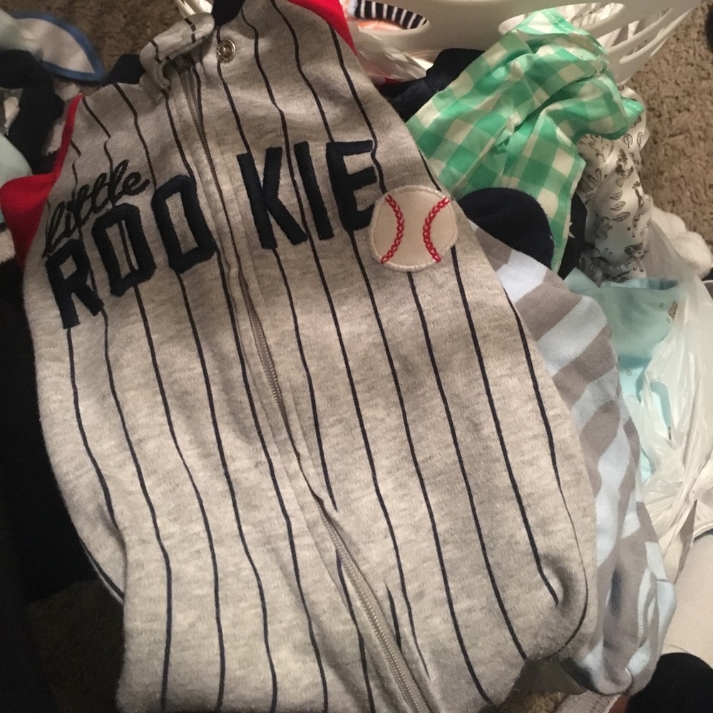 Baby sleepers and onesies