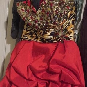 Red prom dress