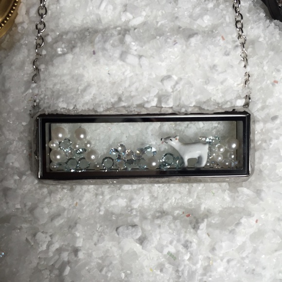 Silver Bar Customizable Locket - Picture 3 of 8