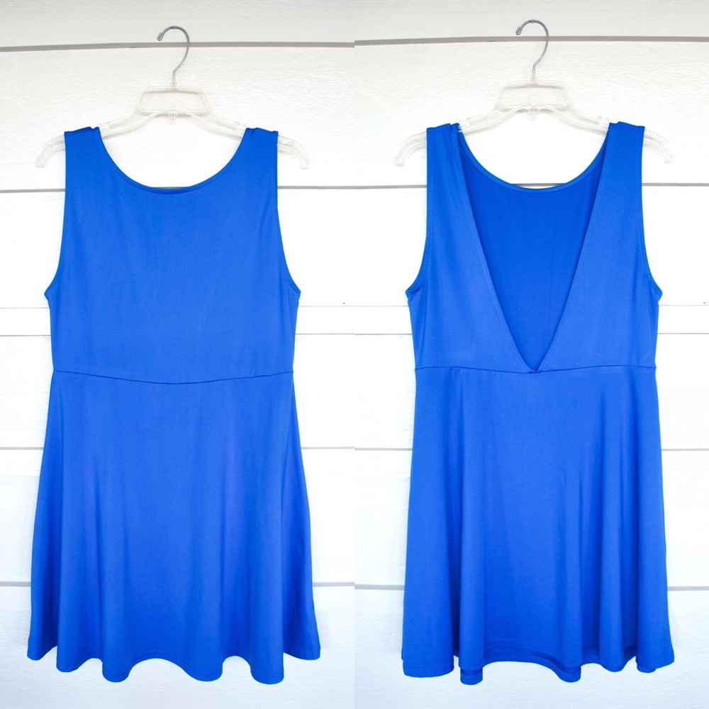 H&M Plunging Back Skater Dress