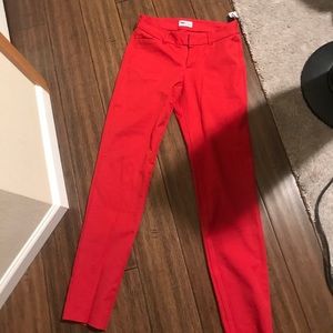 Red pixie pant