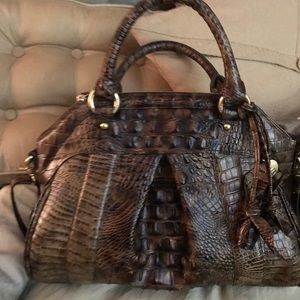 Brahmin Louise Rose Tortoise Shell Handbag