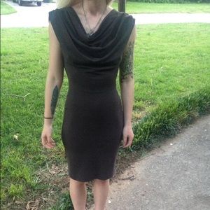 Synergy cowl neck dress.