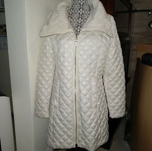 Via Spiga white winter coat