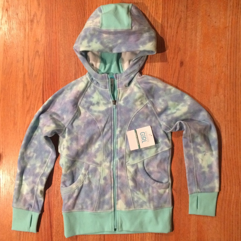 Athleta Girl Cloud Hatch Hangout Hoidie, size L/12