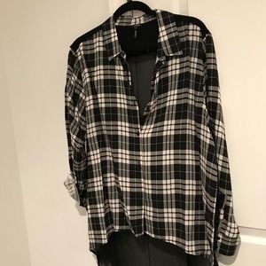 Buffalo Plaid Hi- Low Shirt