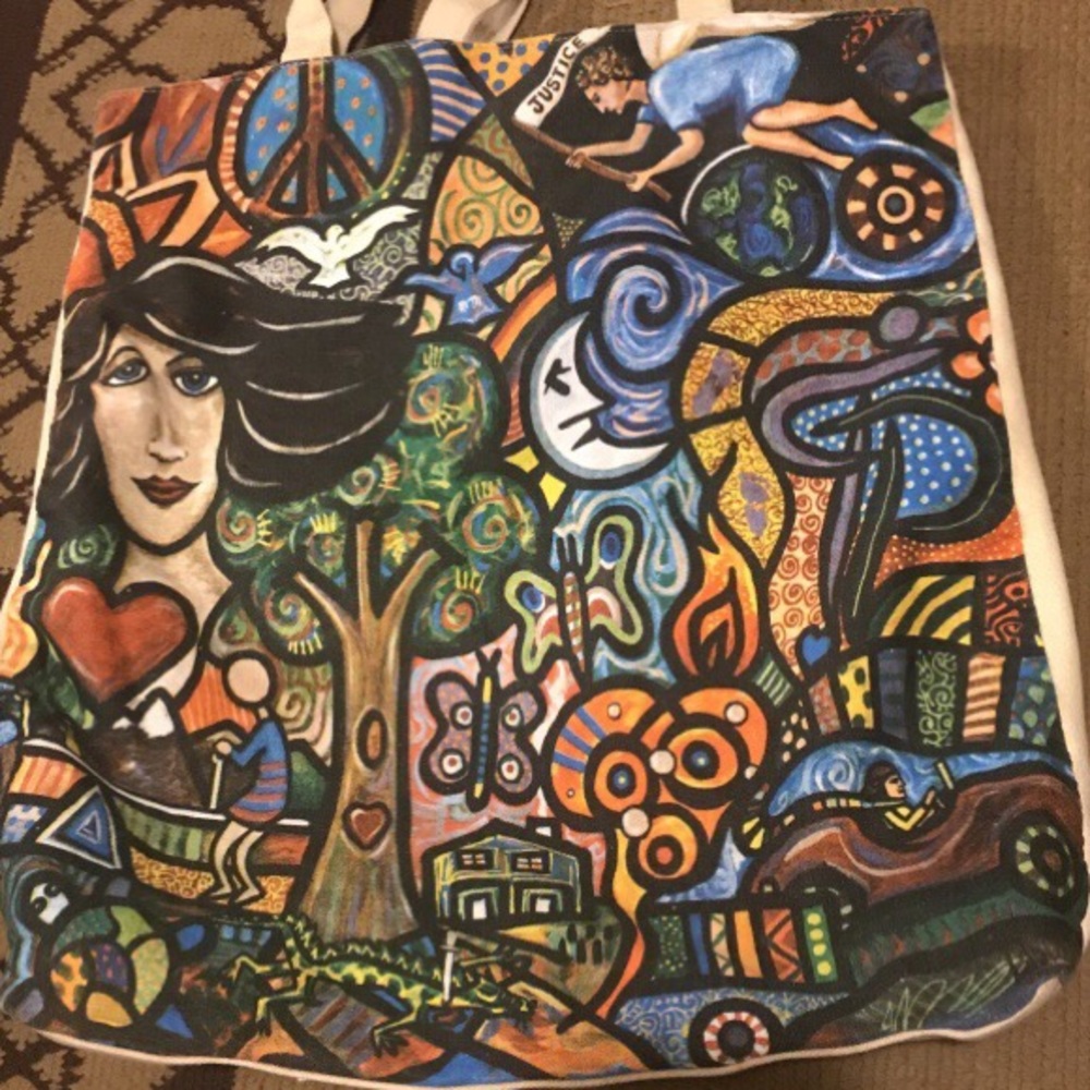 True Religion Canvas tote bag