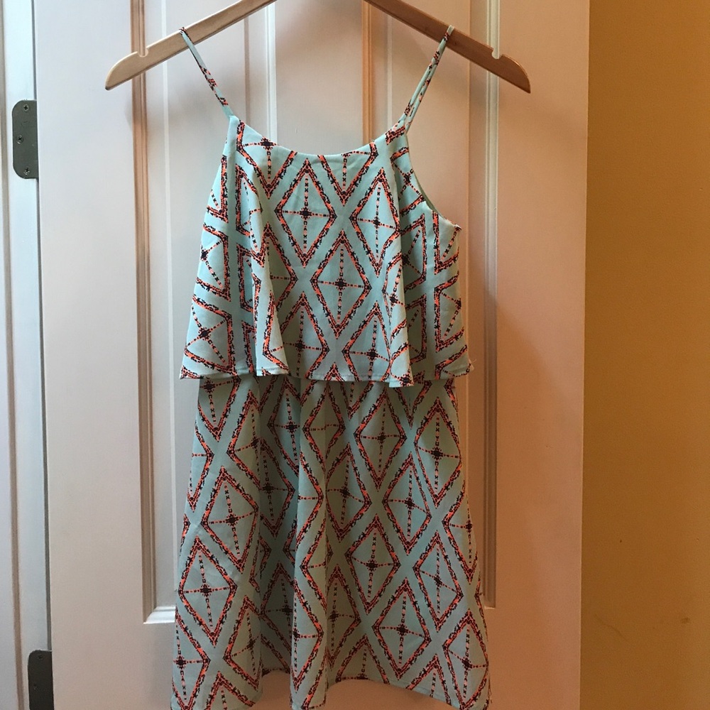 Gianni Bini Girls Geometric print dress