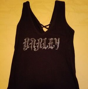 Official Harley Davidson Lace Up Back Tank