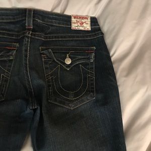 True religion back pocket jeans