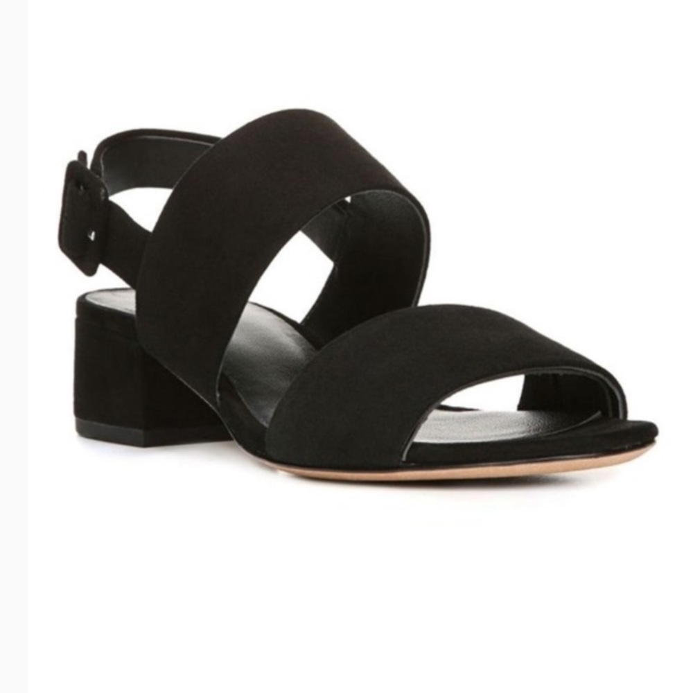Vince Tate Suede Block Sandals Size 7.5