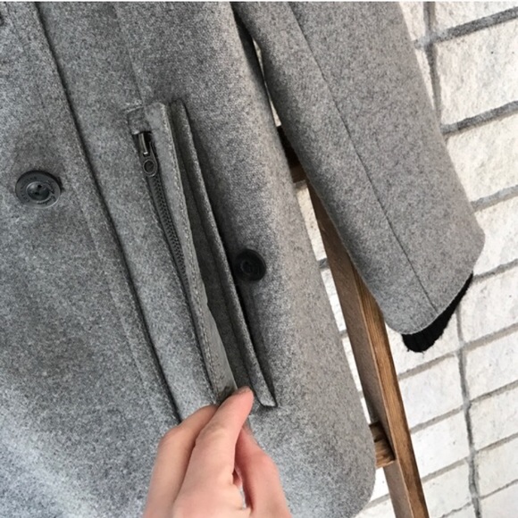 Juicy Couture Gray Peacoat - Picture 2 of 4