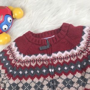 Janie and jack zippered sweater 2T
