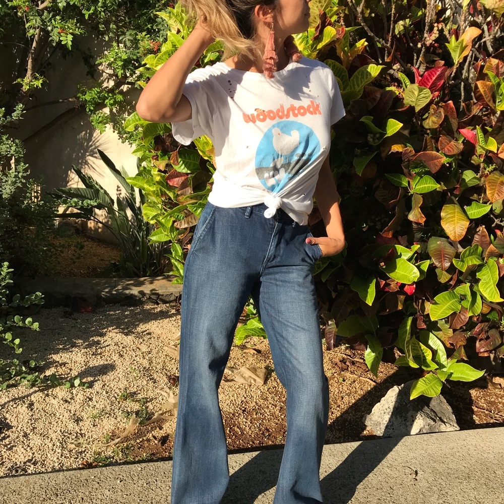 Madewell wide leg jeans