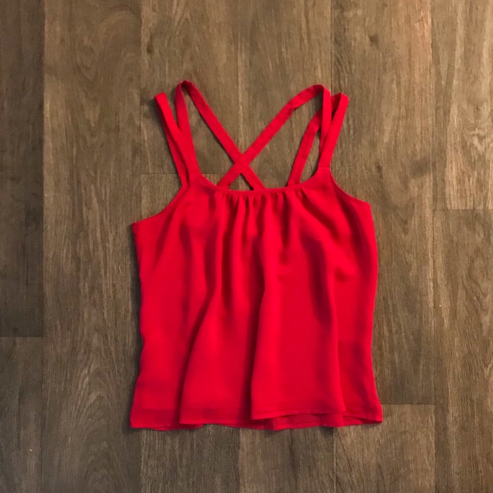 Deep Hot Pink Flowy Tank