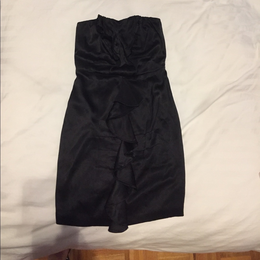 $3🔸 Black silk mini dress