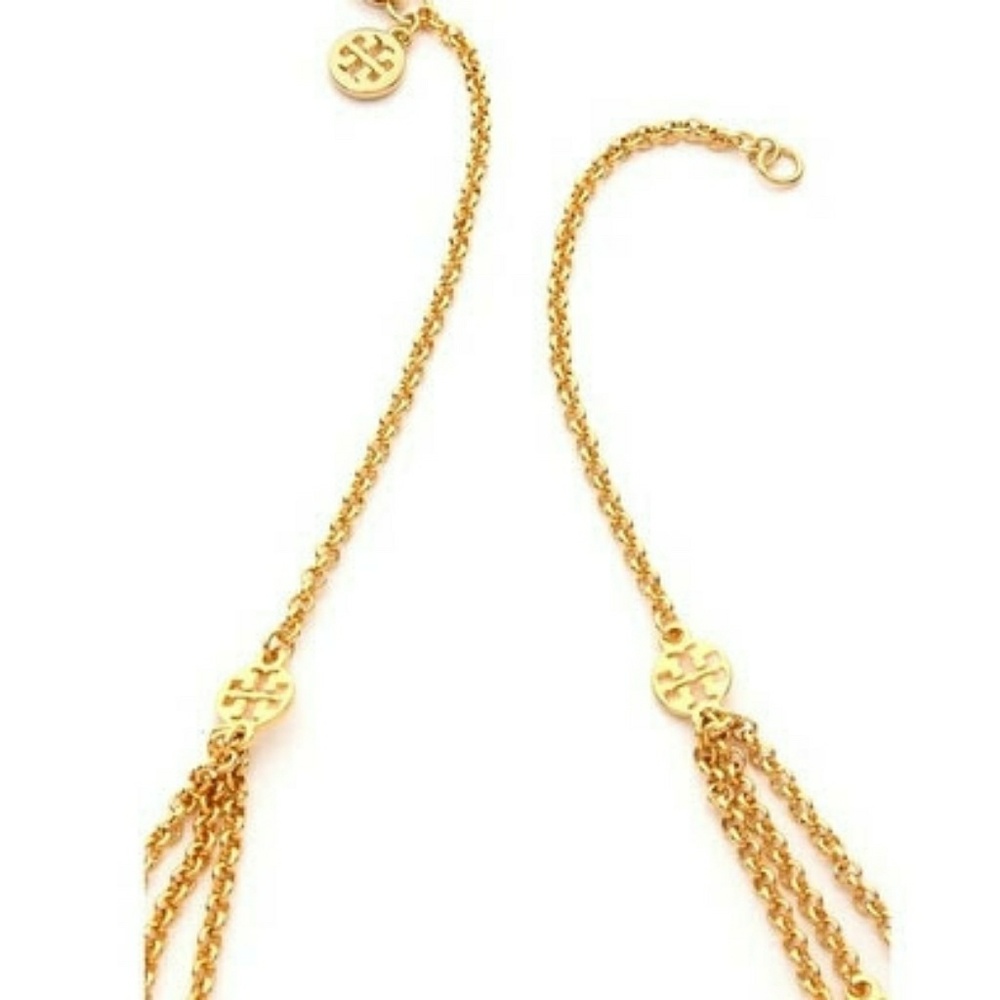 Tory Burch 3 Strand Logo Necklace✨LAST ONE✨ - Picture 4 of 8