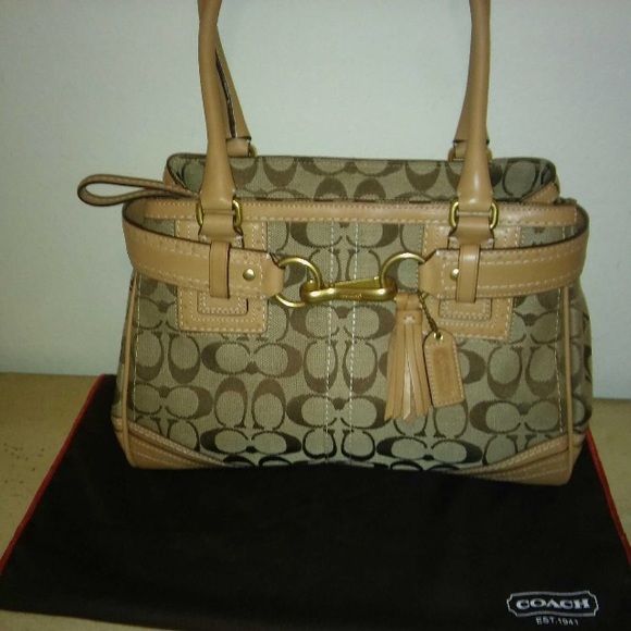 Coach signature Hampton handbag - Picture 1 of 4