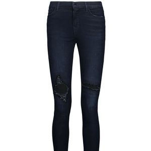 J Brand Maria Embellished High Rise Skinny Jeans