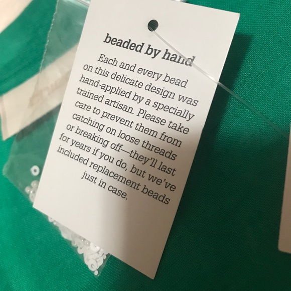 Hand beaded Chico’s blouse - Picture 4 of 8