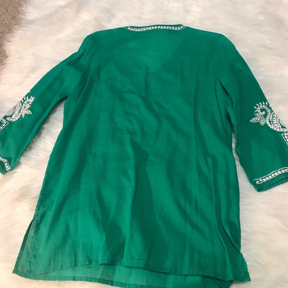 Hand beaded Chico’s blouse - Picture 7 of 8