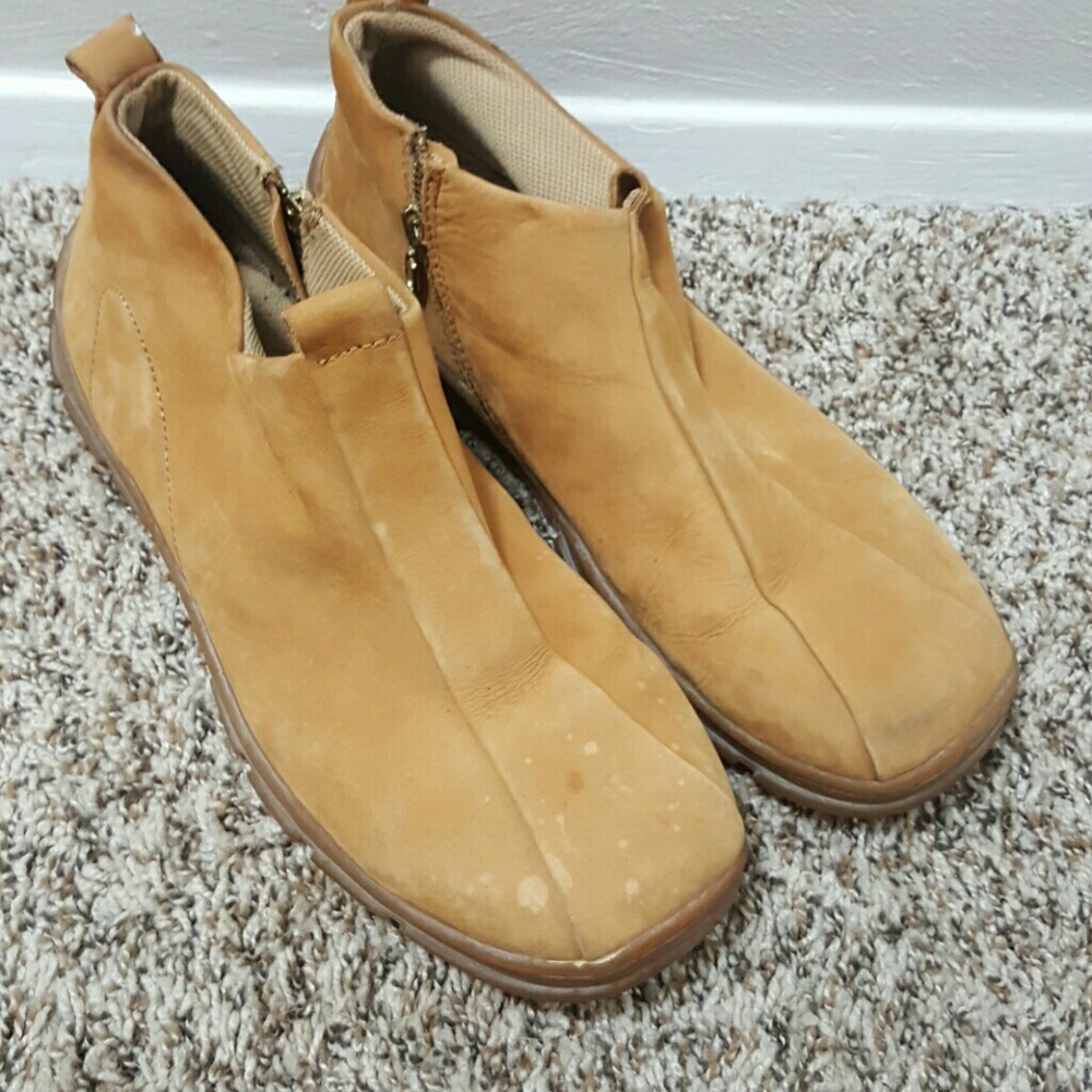 Men's Wheat Leather Shoes