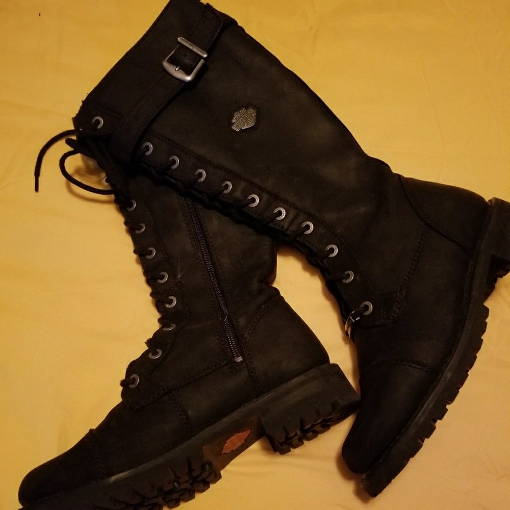 Official Harley Davidson Knee High Boots
