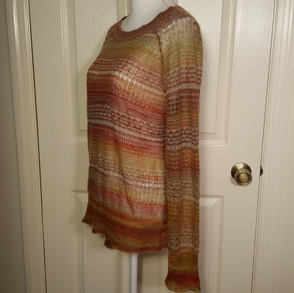 Anthropologie Sun-Marled Pullover Mohair Sweater - Picture 4 of 7