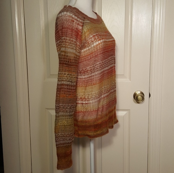 Anthropologie Sun-Marled Pullover Mohair Sweater - Picture 3 of 7