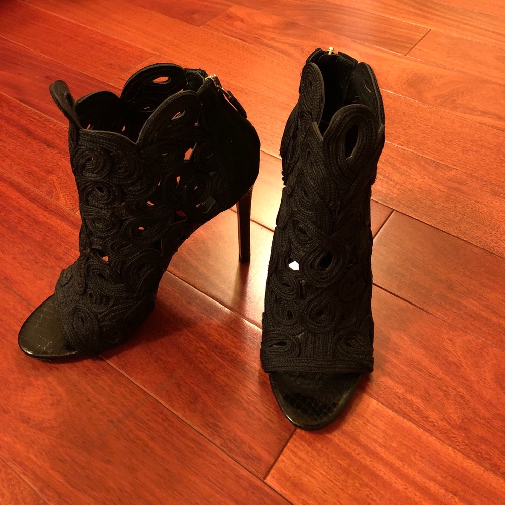 Brian Atwood Lenni Black Booties