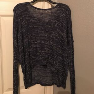 High to low sweater