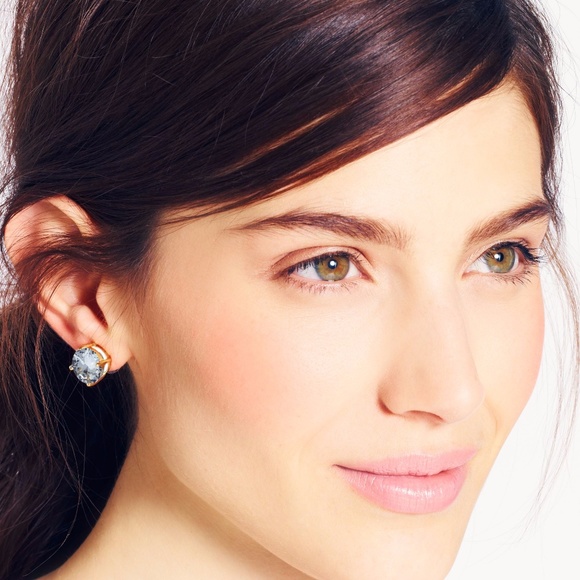 Kate Spade Stud Earrings with faceted crystals - Picture 2 of 6