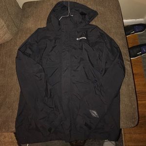 Black Columbia Windbreaker/Raincoat