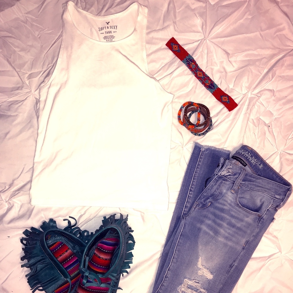 White Crop Top