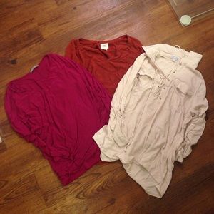 Three fall blouses