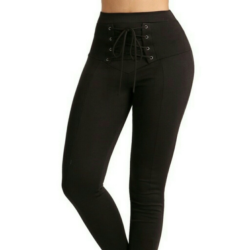 Lace Up Tie Pants