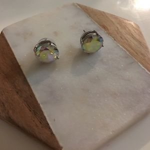 Kate Spade aurora borealis large gumdrop earrings