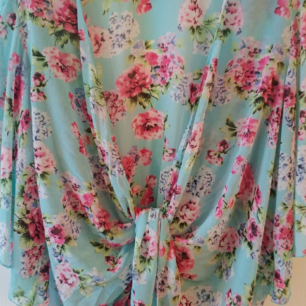 Floral Summer Cardigan Shrug