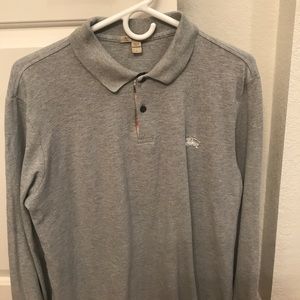 Burberry long sleeve polo