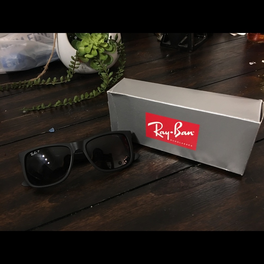 Authentic Justin Classic Ray-Bans, brand new.