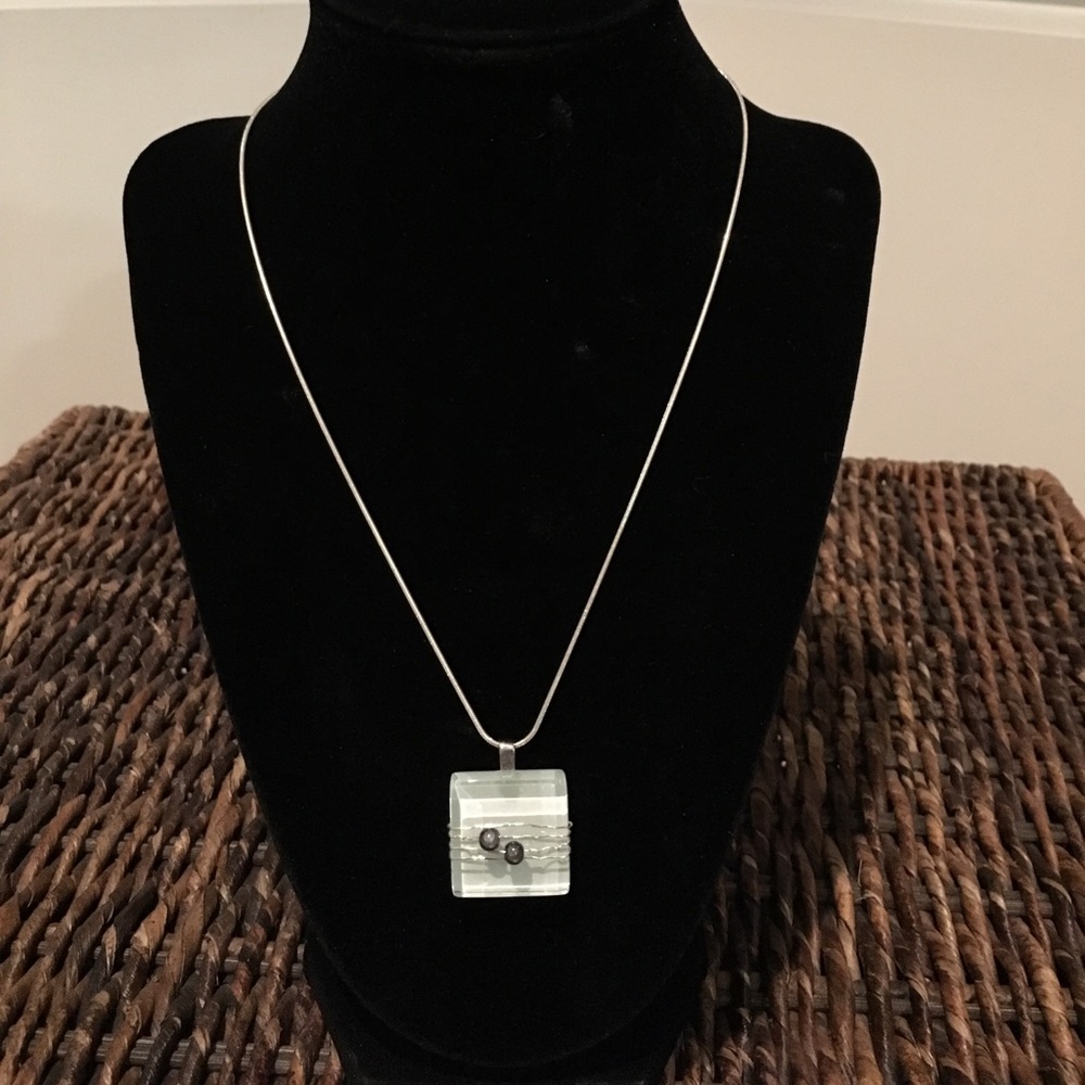 Cute square BLOX necklace