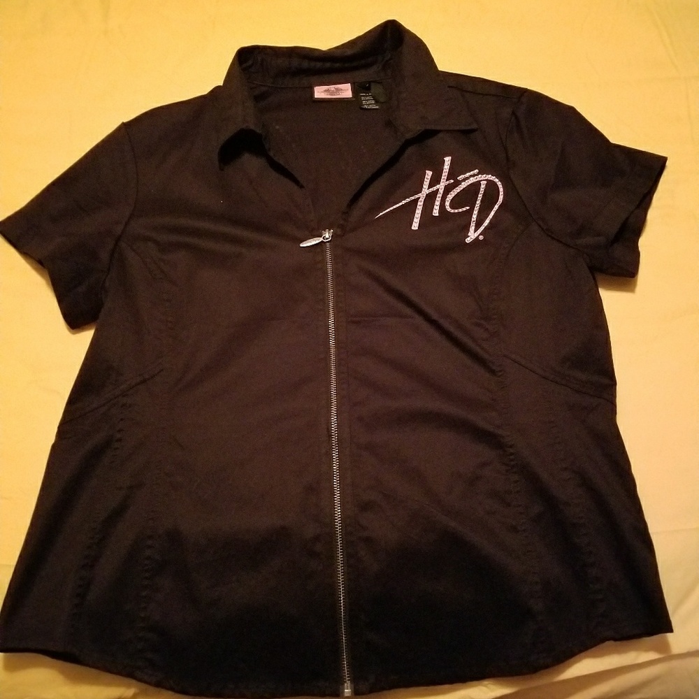 Official Harley Davidson Full Zip Bling Top NWOT