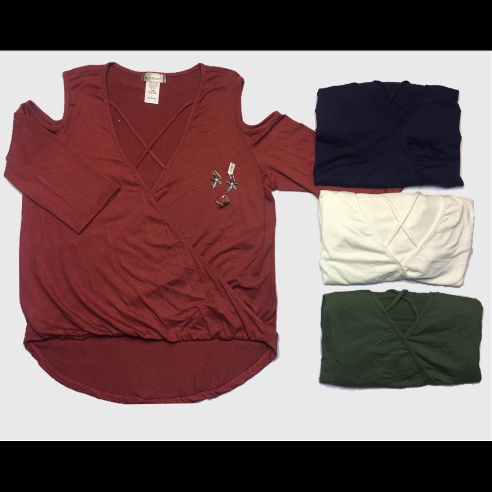 Cold shoulder top